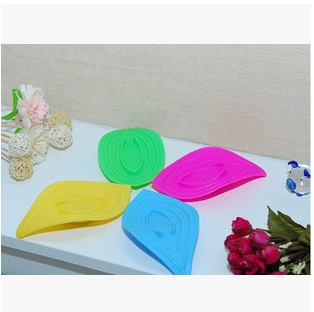 4 color residence bathroom multifunctional petals -shaped drain, creative candy color streamlined non -slip tree leaf box box