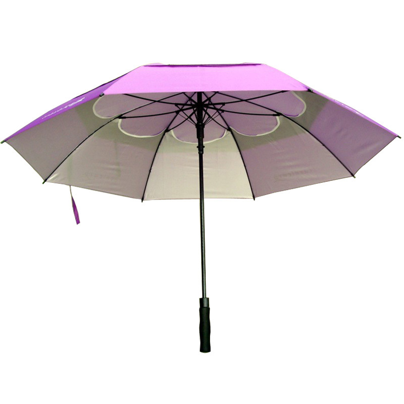 厂家低价直供 自动直杆高尔夫伞 双层布冲孔 透气防风伞 质量保证|ms