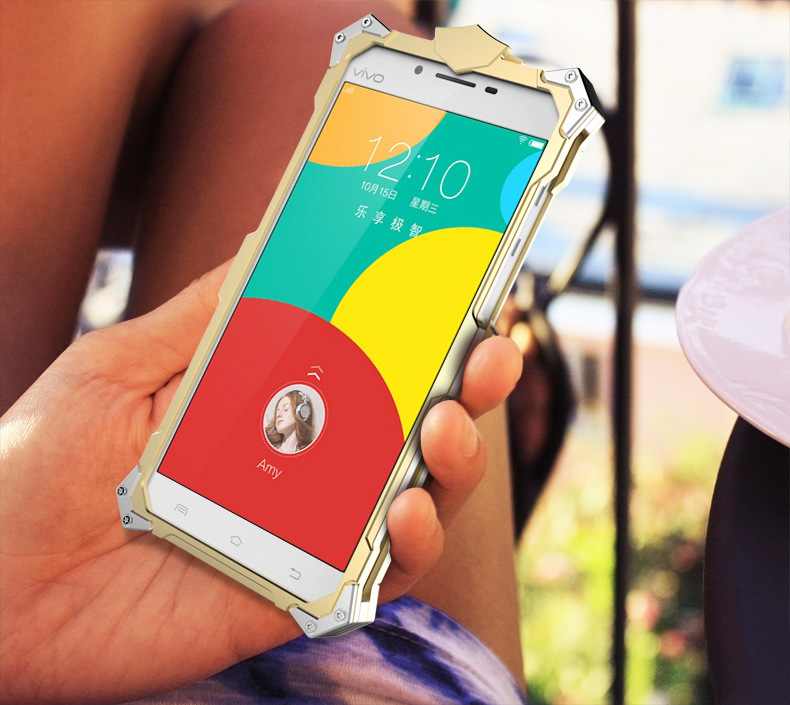 SIMON THOR Aviation Aluminum Alloy Shockproof Armor Metal Case Cover for vivo X6 Plus & vivo X6