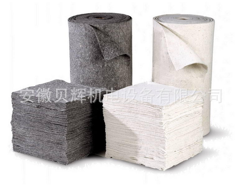 通用型吸附棉片、棉卷和吸油棉片、棉卷