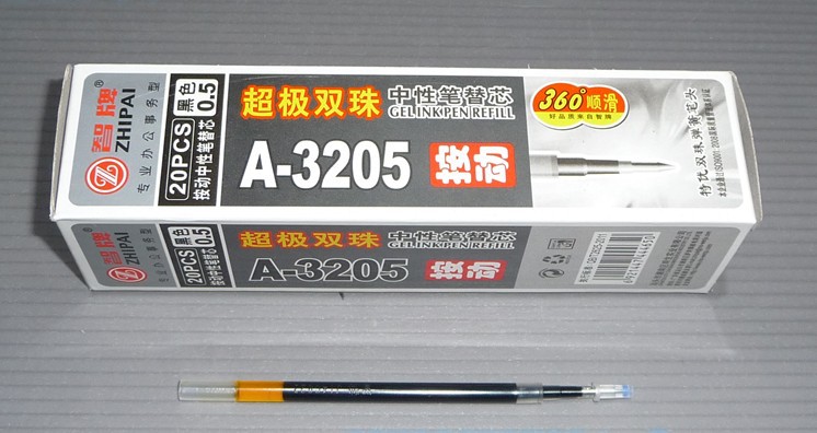 Magic A-3205 super Lacoste Roller ball pen Replacing core 0.5MM Titanium ball head Superhard wear-resisting Super value