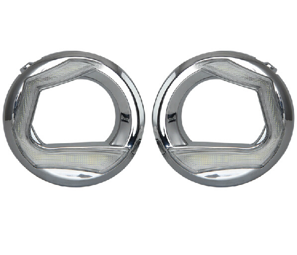 Aplicable a 15-17 domineering luces de circulación diurna nuevo domineering Prado luces de circulación diurna luces antiniebla