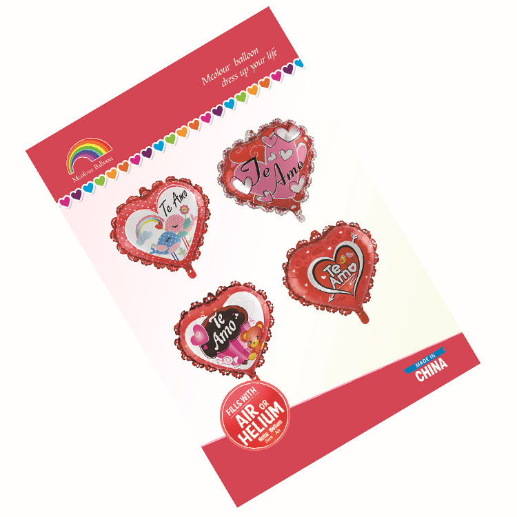 balloon for St. Valentine's Day heart shaped