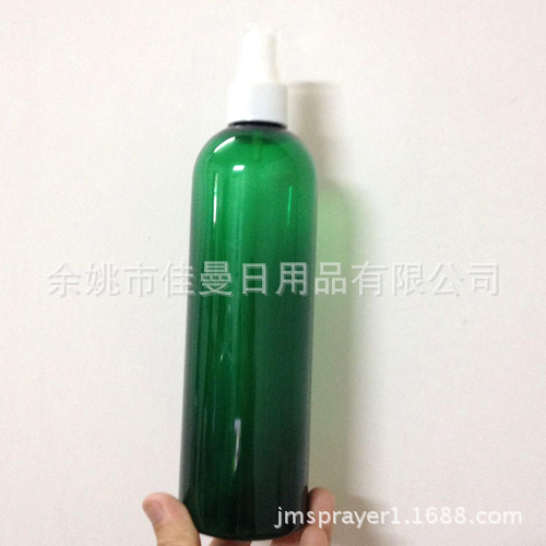 现货400毫升圆肩透绿 喷雾瓶 分装瓶 塑料瓶 pet瓶 小喷瓶