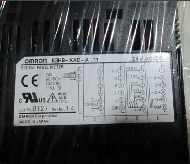 脉冲数字面板表    K3HB-XAD-AT11      24V