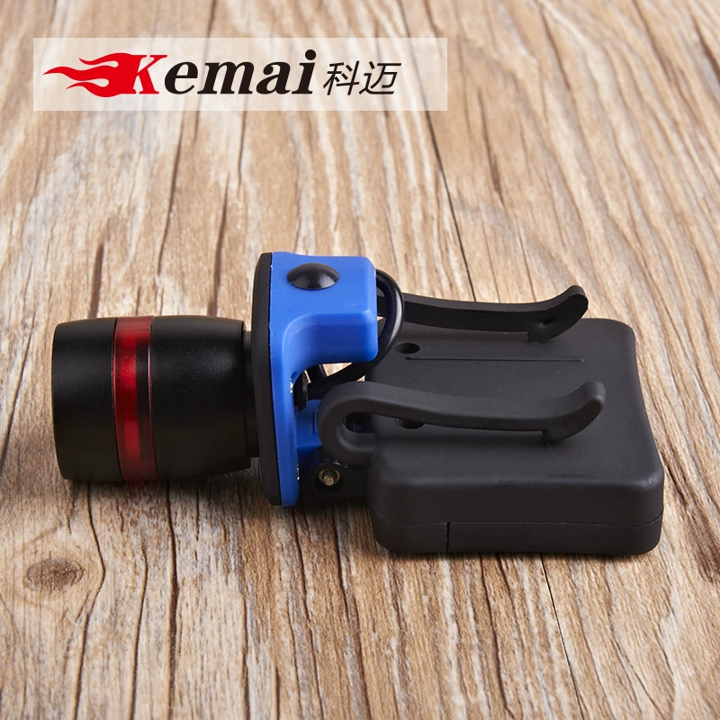 Factory wholesale 3AAA rotation coke 3 gear, light lighting flashlight XPE strong bald headlight ABS hat clip