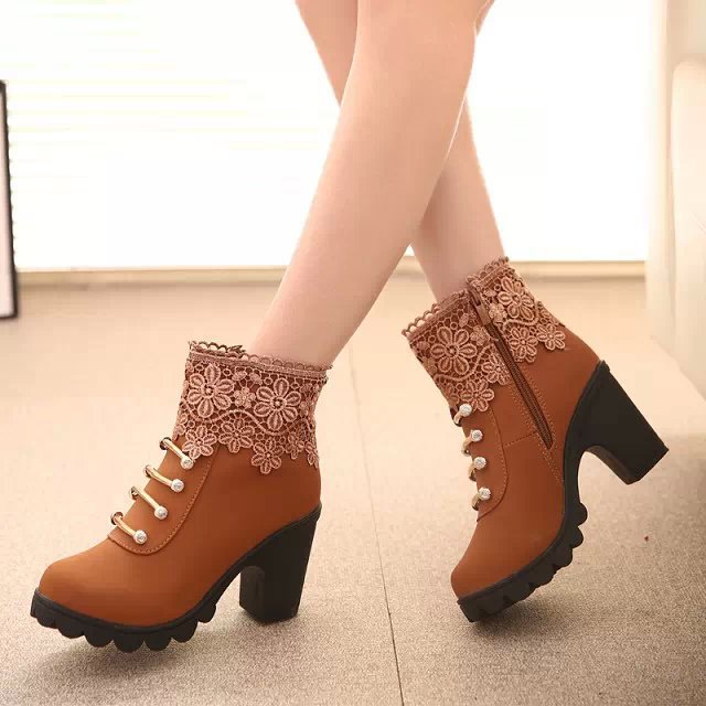 Autumn and winter new women's boots shor...