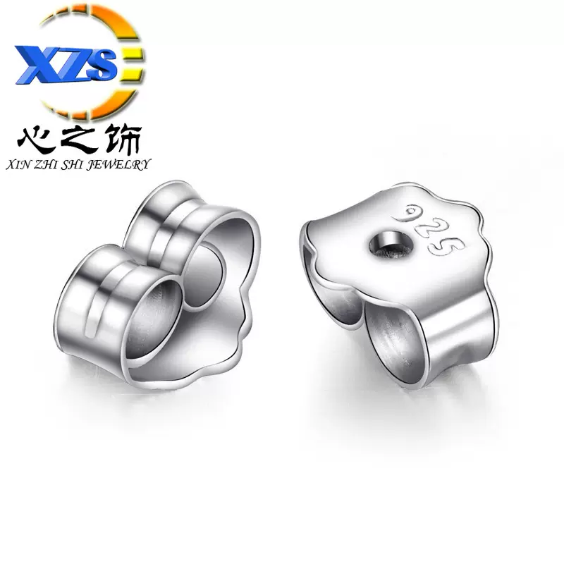 白金色银色玫瑰金耳帽DIY饰品耳堵配件饰品配件挂件铜电镀耳堵