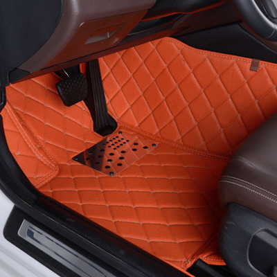 new pattern Leatherwear wide enlargement automobile door mat surround Conjoined Car Dedicated door mat wholesale Models Complete