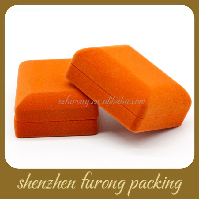 厂家批发 植绒精简大方首饰盒礼品盒 饰品包装盒定做