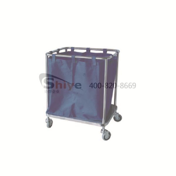 上海诗烨直销不锈钢污衣袋车  医院污衣袋车 医用脏衣袋 ATC-573