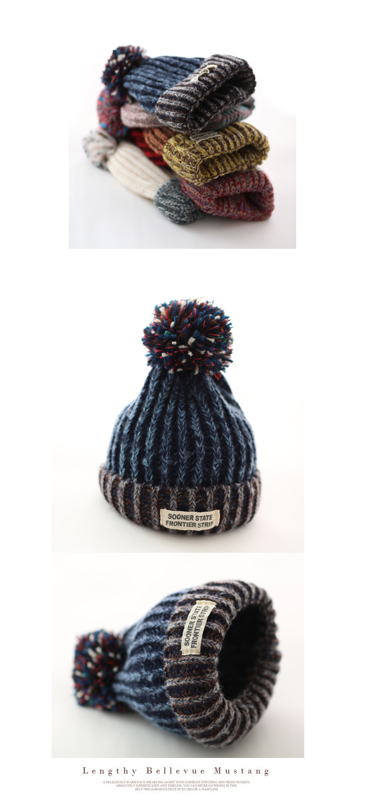 花线织帽子的针法帽子方格起针法的方法