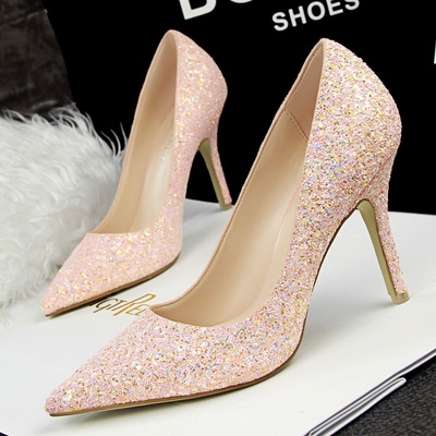 939-2 sequined shoes