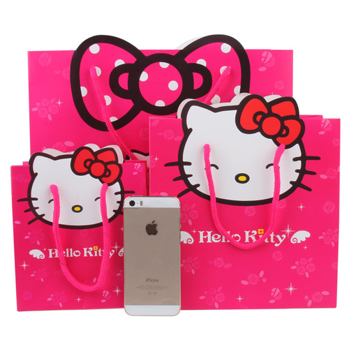 Gift bag paper bag creative cartoon return gift handbag gift box wedding gift packaging bag wedding candy box