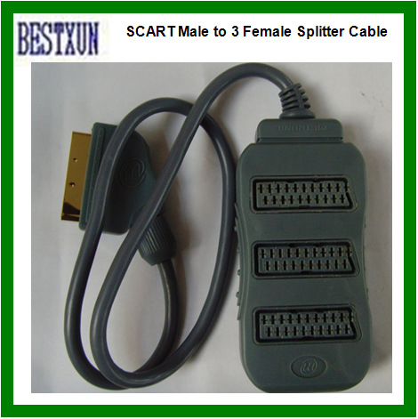 SCART接线盒 一分三