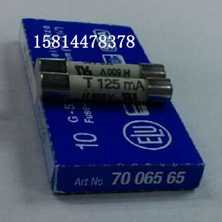 德国SIBA万用表保险丝7006565 500V　6.3*32 陶瓷防爆保险管T16A