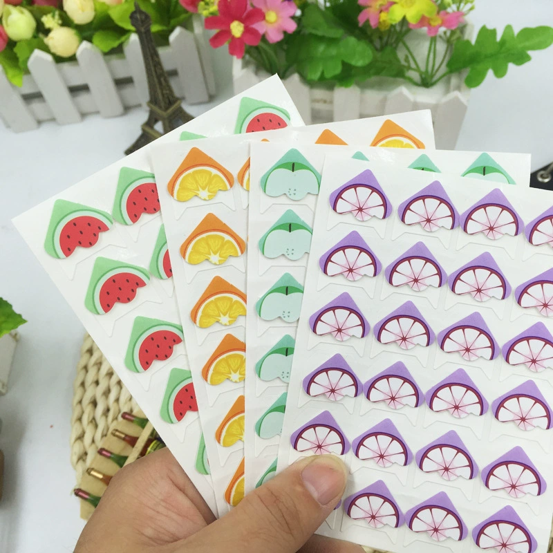 4 милые фруктовые угловые наклейки серии 24 угловые наклейки оптом новые DIY угловые наклейки для фотоальбома прямые продажи