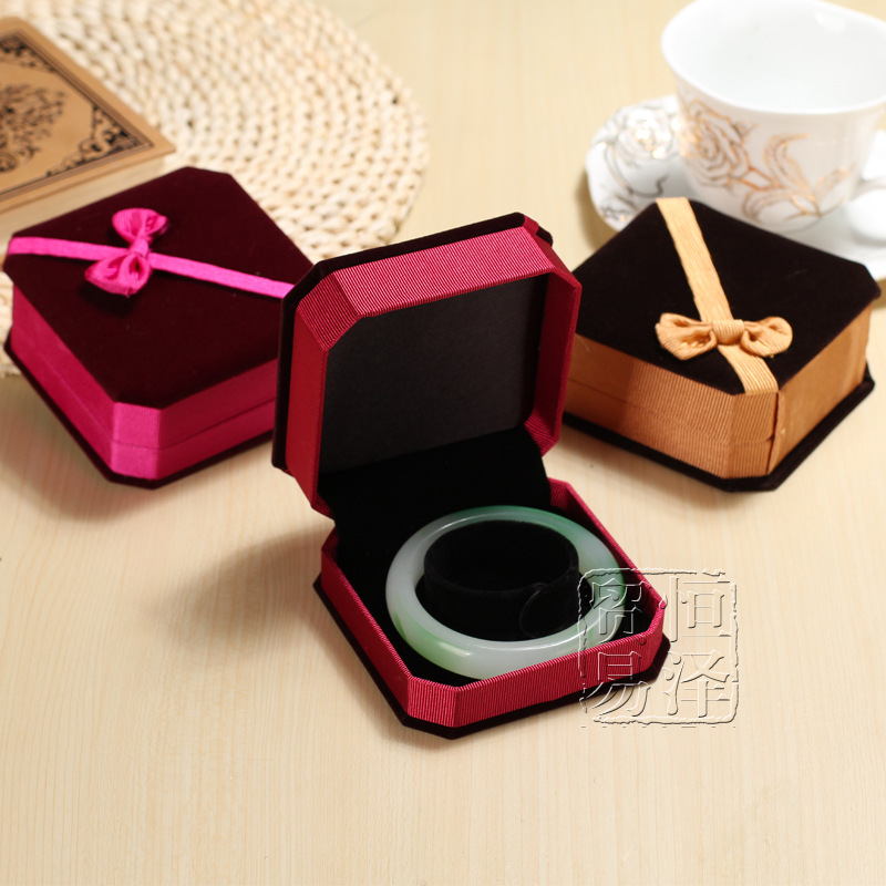 绒布精美礼品包装盒首饰礼盒耳钉盒戒指盒项链盒手链手镯盒