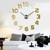 Taobao Expressway Creative Acrylic Mirror Wall Sticker Living Room lying DIY Mirror Mirroring Clock Wall Patch