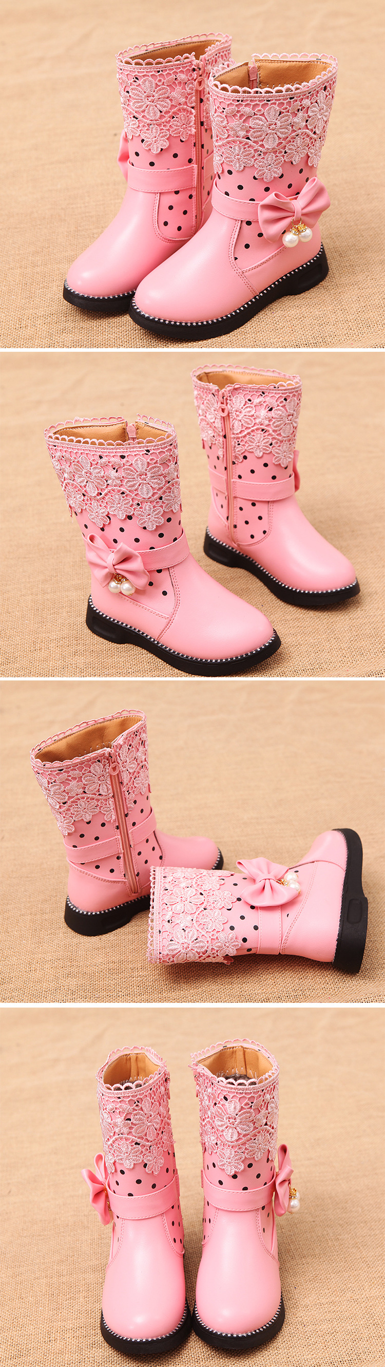 Chaussures enfants en autre pour hiver - semelle caoutchouc - Ref 1002904 Image 9