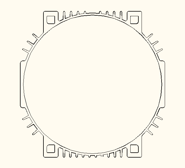 山东青州青岛内径负压风机电机壳\镀锌板风机电机外壳\210内径132