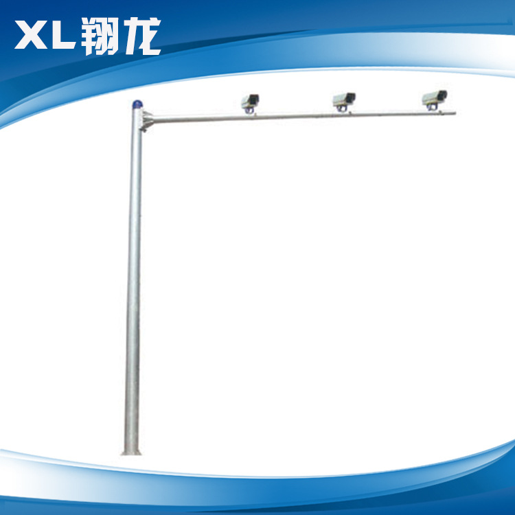厂家 江苏城市交通安防监控杆监控支架  横臂7米道路监控杆