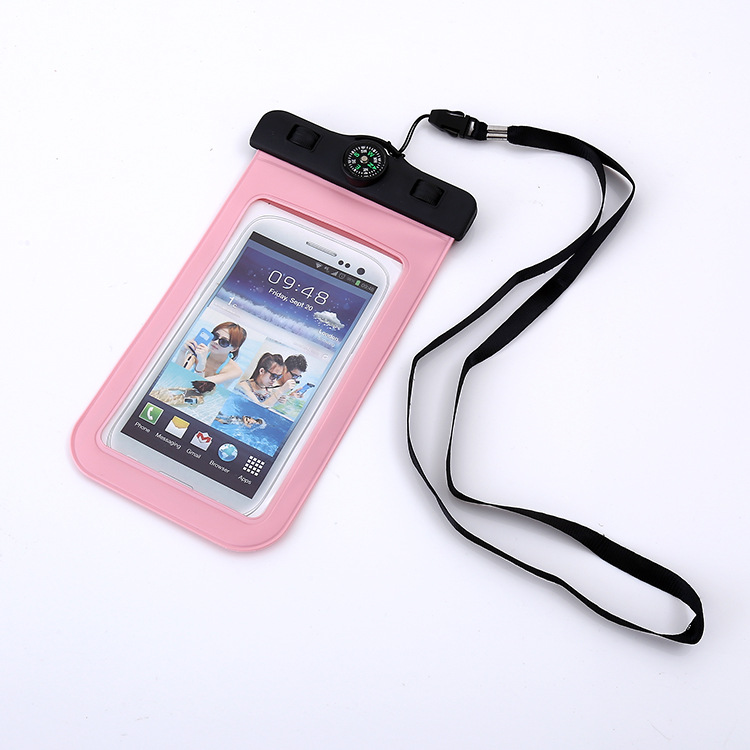 Compass mobile phone Waterproof bag pvc Waterproof material abs Clamp Large Arm belt goods in stock