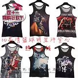 2014新款夏裝籃球明星棉背心 男士...