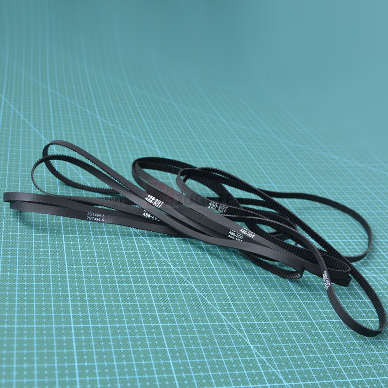 2GT-6同步带 494mm节长 圆弧齿 2mm齿距 6mm齿宽 闭口同步带