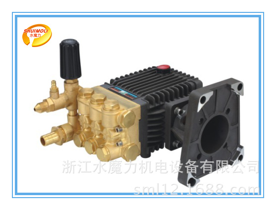 水魔力高压陶瓷管套柱塞泵，配13马力汽油柴油动力曲轴高压泵