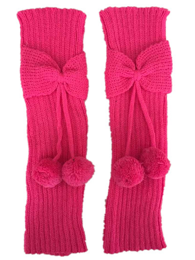 Frau Mode Einfarbig Acryl Quaste Ankle Socken display picture 2