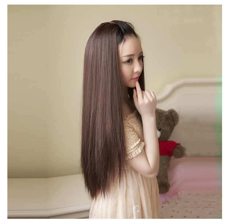 Perruque Long cheveux raides - Ref 2611413 Image 8