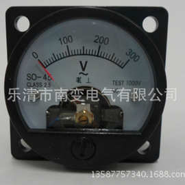 供应SO-45型圆形指针式电流电压表3A 5A 450V 300A船用电流电压表