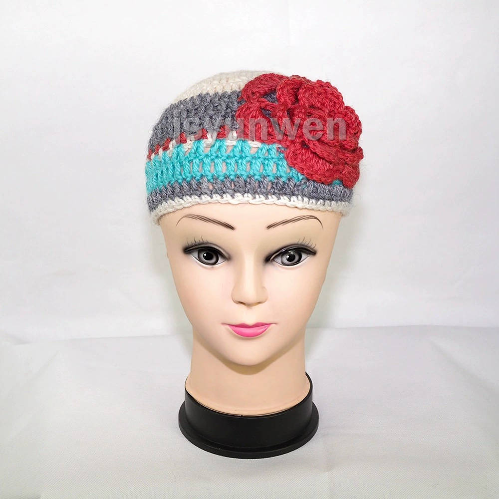 Корейская версия новой детской шапки с большими цветами многоцветной stitchery, детские цветы и цветовой рисунок, стиль чистое ручное производство