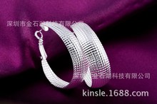 特价银饰韩版精美时尚潮流首饰复古经典网围耳环刻925