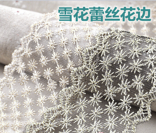 手工饰品配件 雪花星星 蕾丝花边 diy蕾丝带花边材料