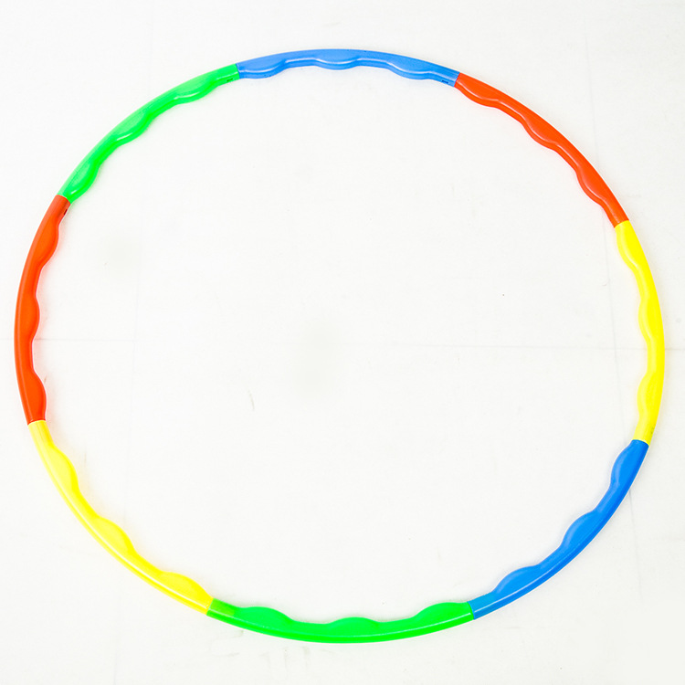 厂家直销新款儿童呼啦圈可拆卸拼装呼拉圈休闲健身圈学生体育用品|ms