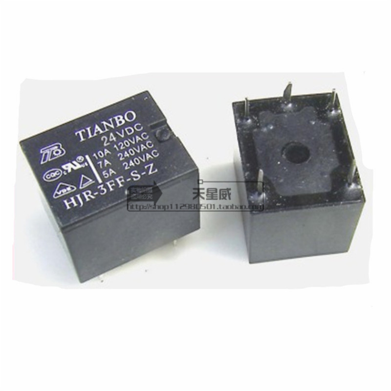 原装TIANBO天波功率继电器HJR-3FF-S-H 24VDC 24V/4脚/环保