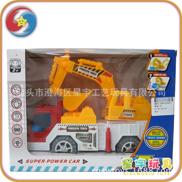 DD0103631 电动万向工程车（明轮带灯光音乐）
