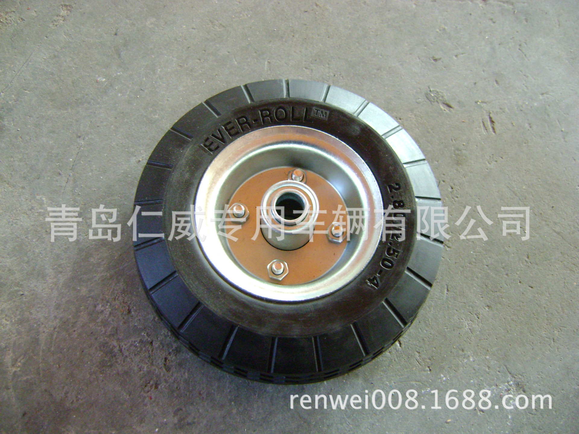 2.80/2.50-4 PU 发泡轮 8寸聚氨酯轮  2.50-4 Flat-free wheel