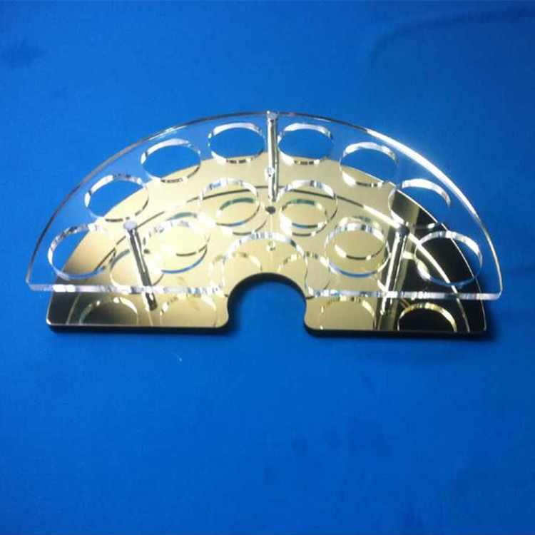 亚克力半弧形酒杯架洋酒杯酒架有机玻璃酒杯支架