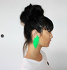 Fashionable acrylic earrings, European style