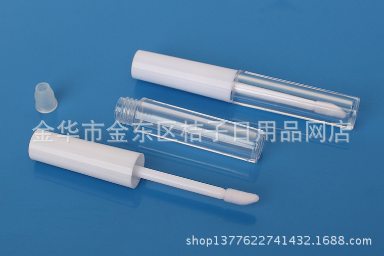 1.3ML小唇彩管 唇油管 迷你型 可装试用装小瓶唇釉眼影分装管实白
