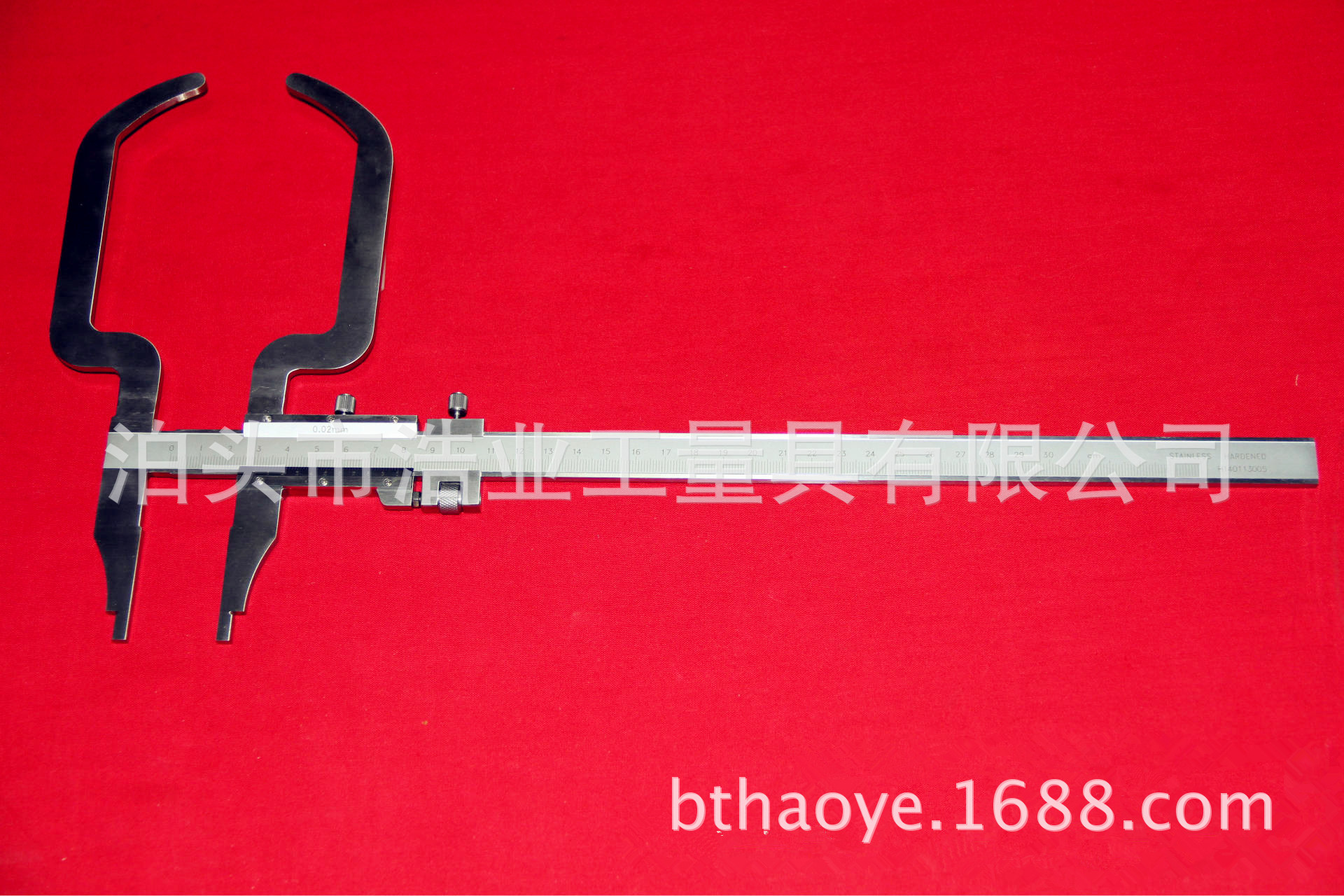 双面壁厚游标卡尺