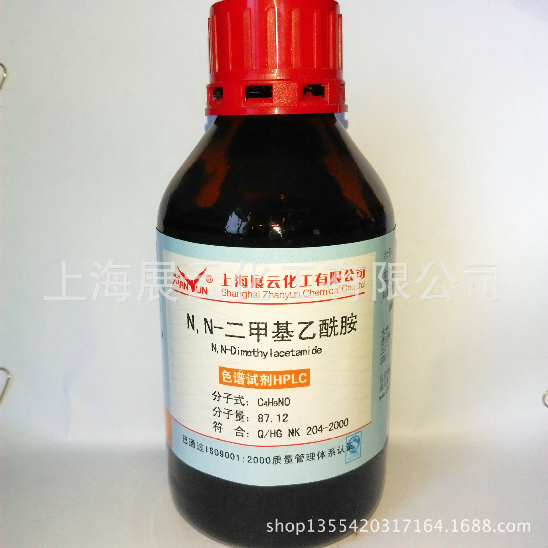 现货 色谱纯试剂 二甲基乙酰胺 HPLC500ml  液相色谱用