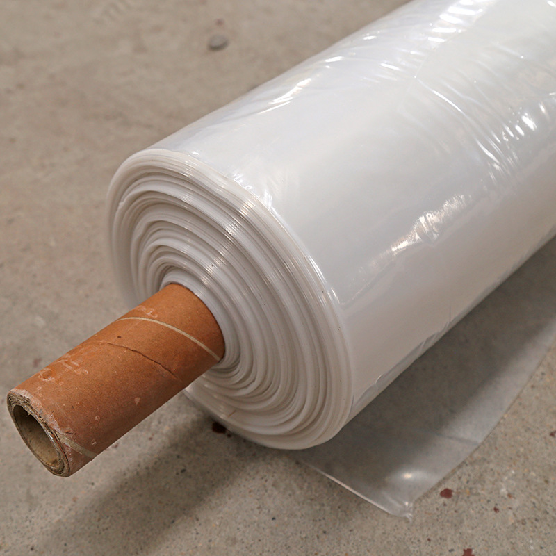 Los fabricantes suministran película de PE profesional 50cm mano bobinado embalaje tramo logística película de embalaje de polietileno