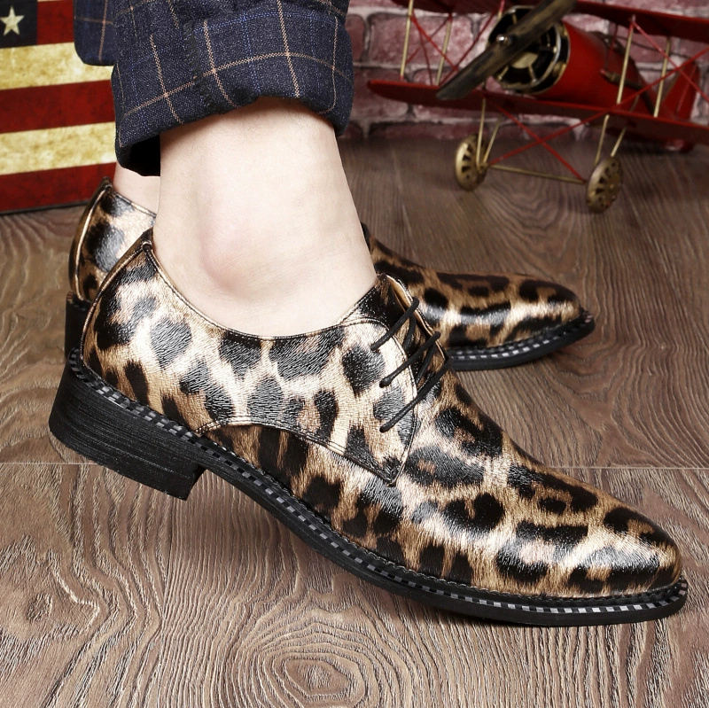 Новая модная мужская обувь, свадебная повседневная кожаная обувь в Корейском стиле, мужская обувь с острым носком