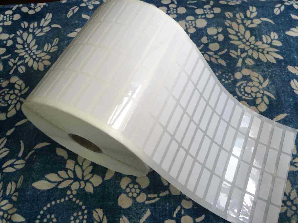 FASSON 23x8mm聚脂覆膜强粘铜板标签－电子通讯天线标识PET LABEL