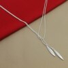 Necklace, silver 925 sample, Korean style, wholesale