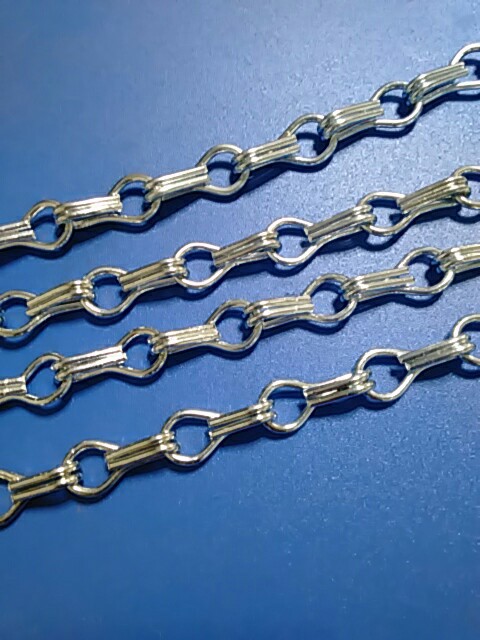 双钩链 双钩铁链 镀锌双钩链 2.6mm双钩花盆悬挂链条